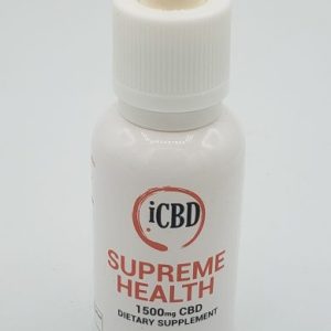 iCBD Supreme Health Tincture - 1500mg CBD