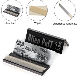 Alien Puff 1 1/4 Size, Unbleached Colour Ultra-thin Papers
